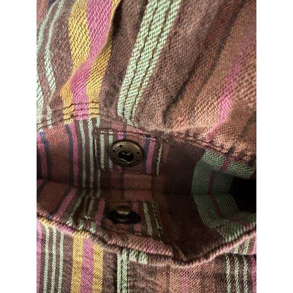 Striped Multicolor Women's Shorts - Picture 6 of 10